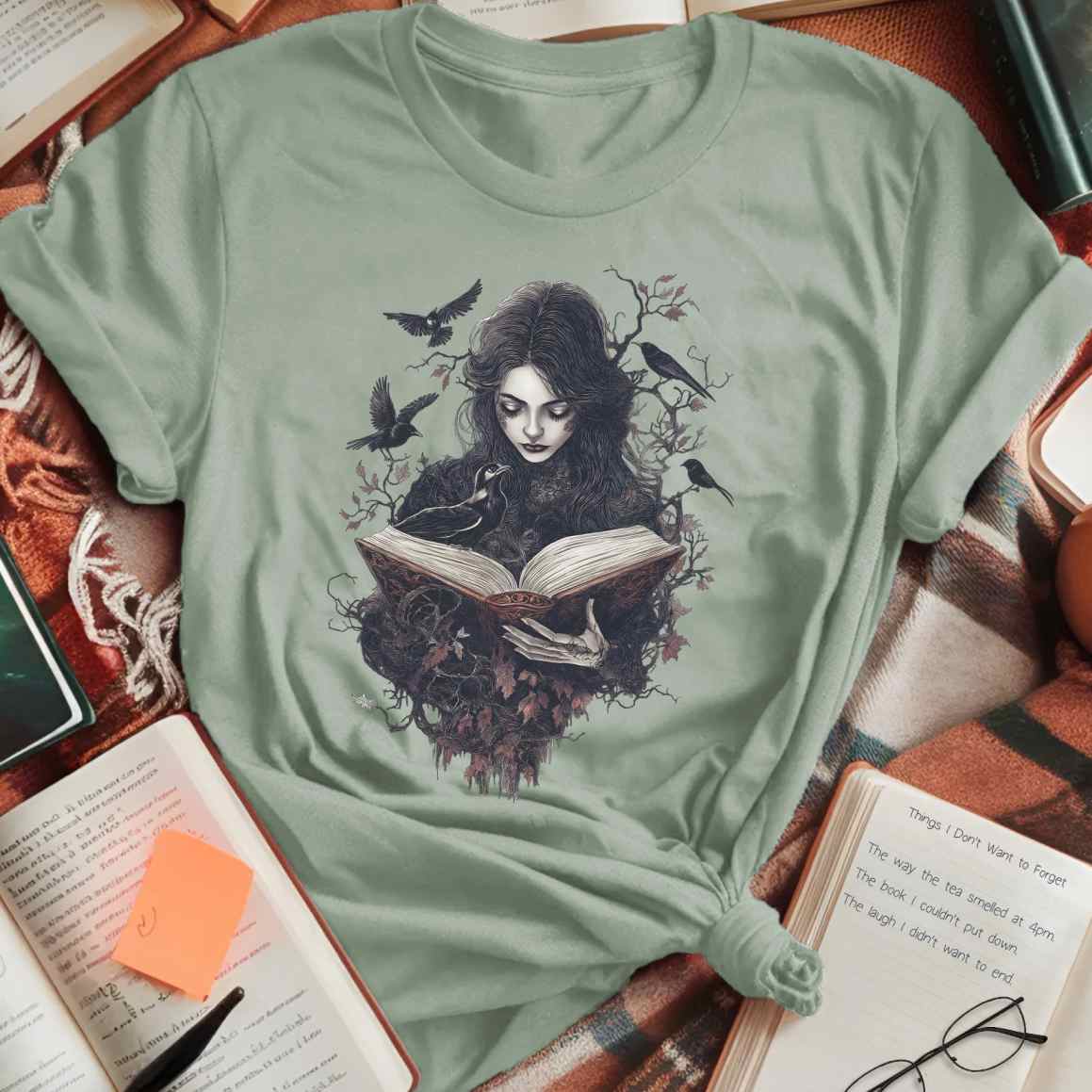 Midnight Reader & the Raven's Curse T-Shirt