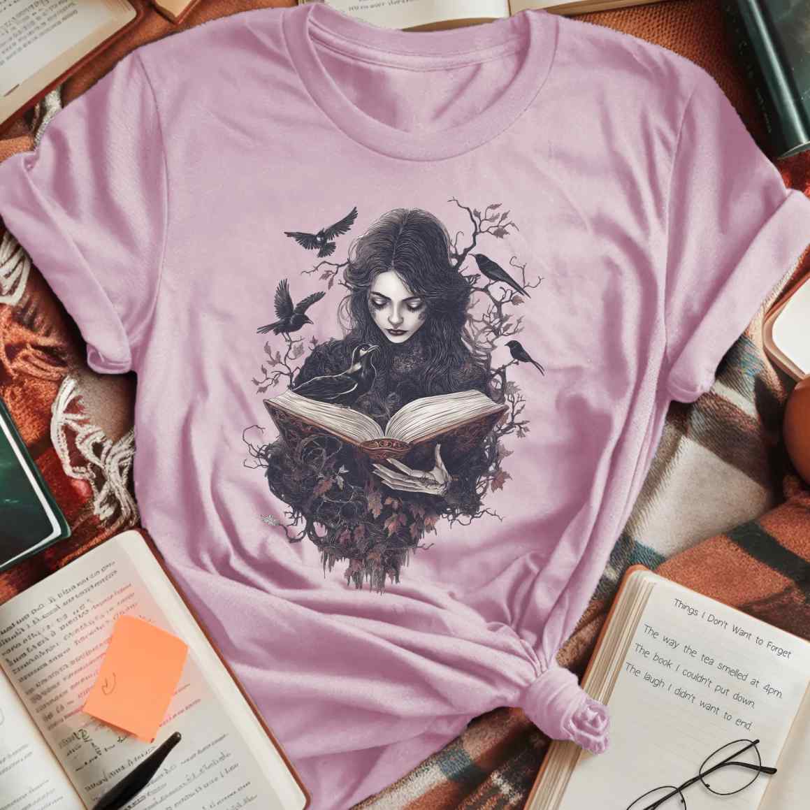 Midnight Reader & the Raven's Curse T-Shirt
