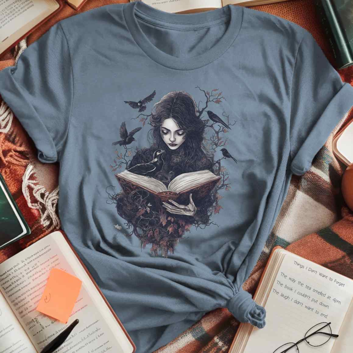 Midnight Reader & the Raven's Curse T-Shirt