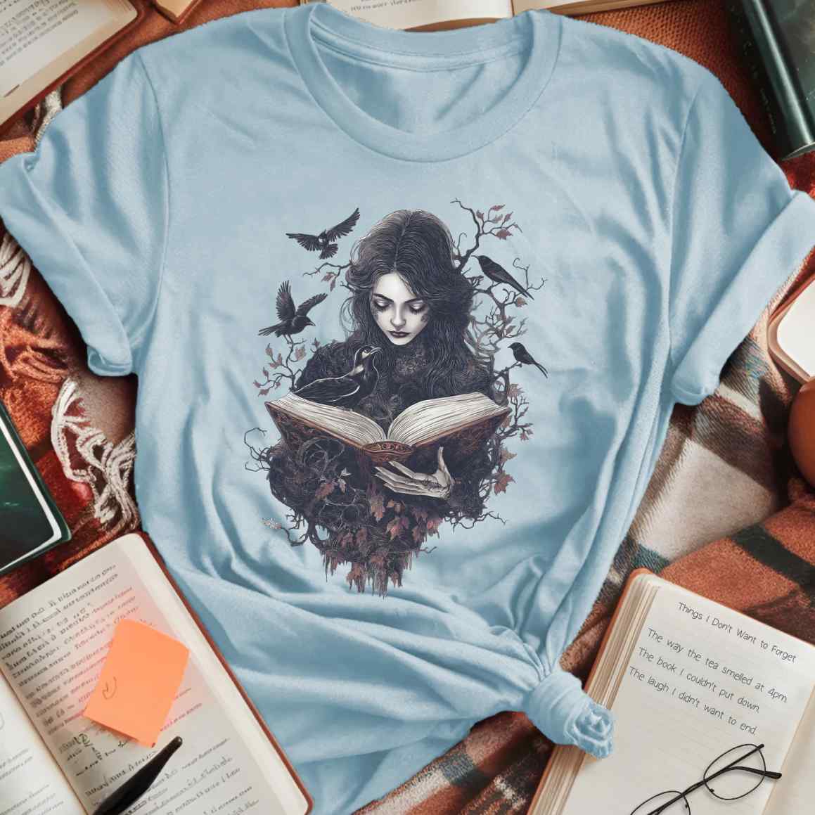 Midnight Reader & the Raven's Curse T-Shirt
