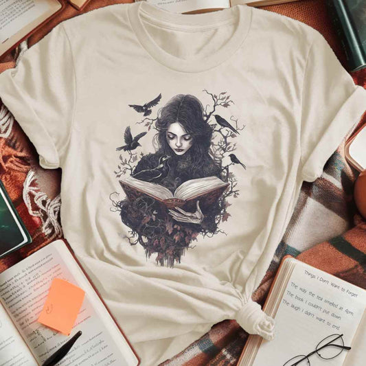 Midnight Reader & the Raven's Curse T-Shirt