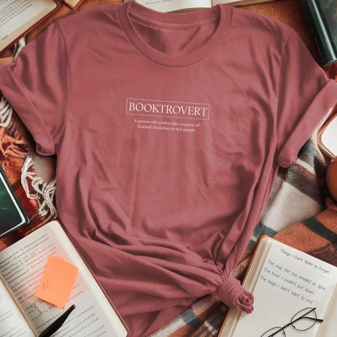 Minimalist Booktrovert T-Shirt
