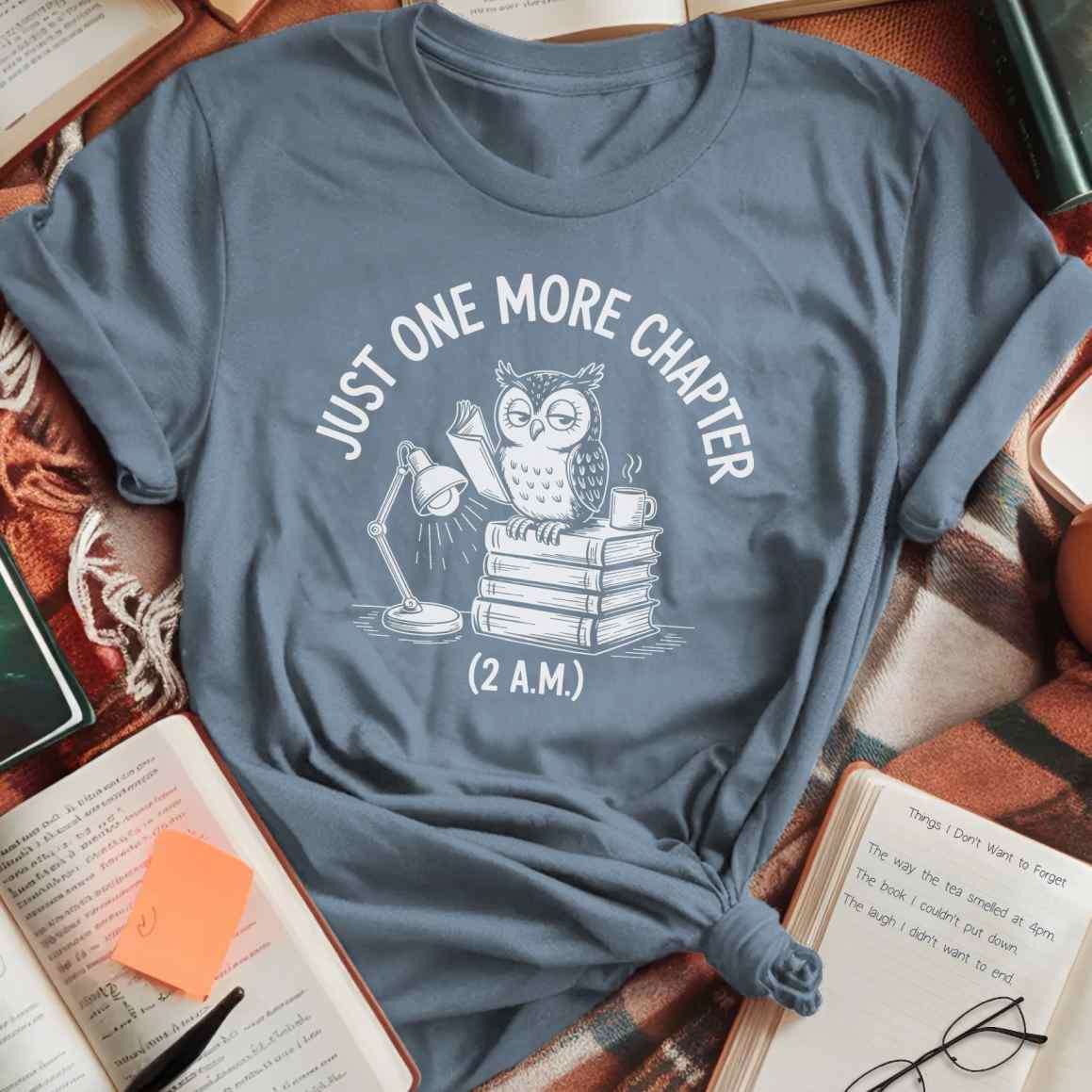 One More Chapter Owl T-Shirt