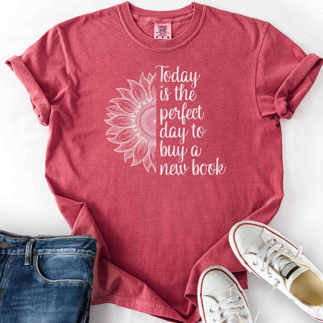 Perfect Day To Buy New Book T-Shirt