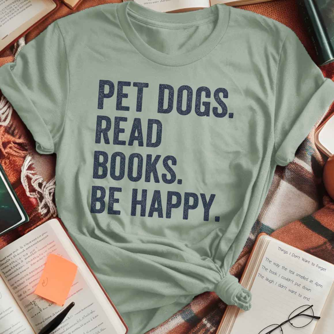 Pet Dogs. Read Books. T-Shirt