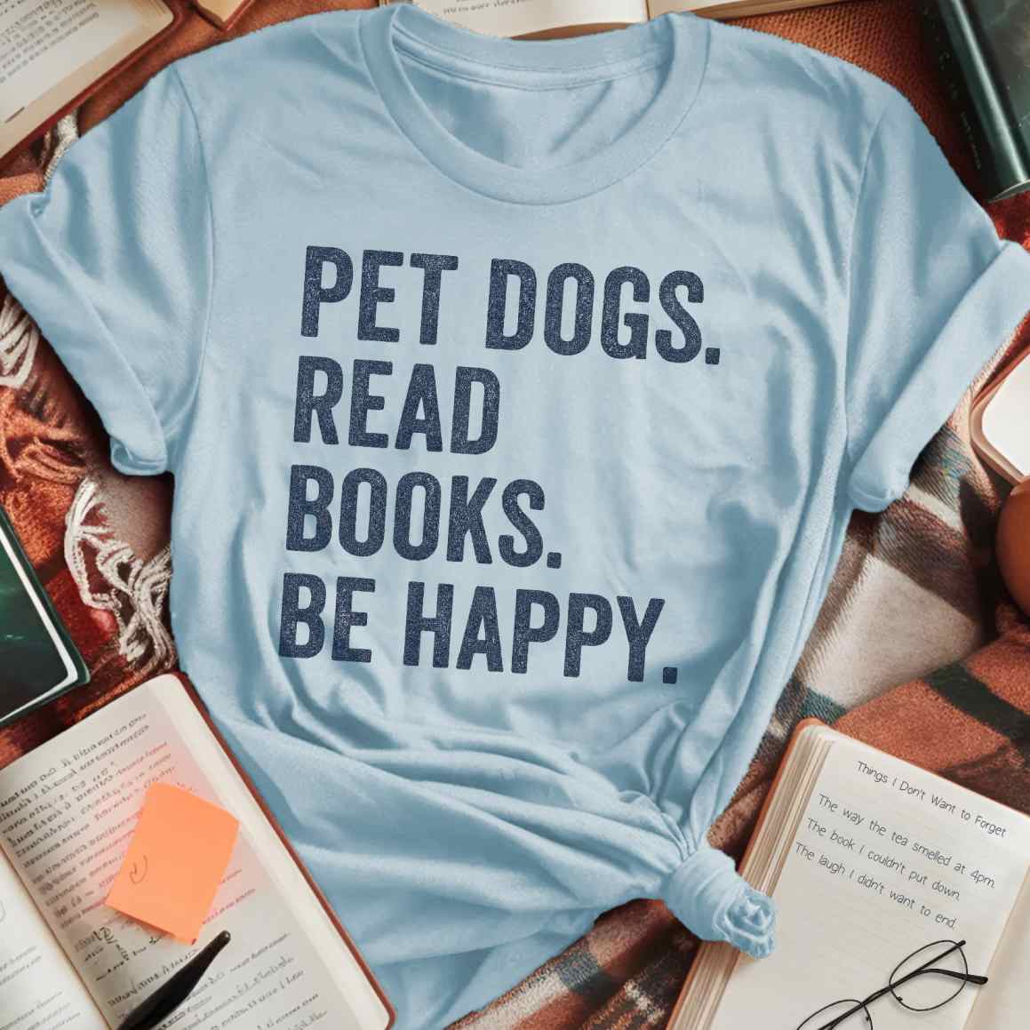Pet Dogs. Read Books. T-Shirt