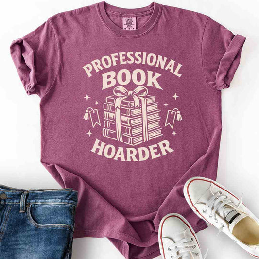 Professional Book Hoarder T-Shirt