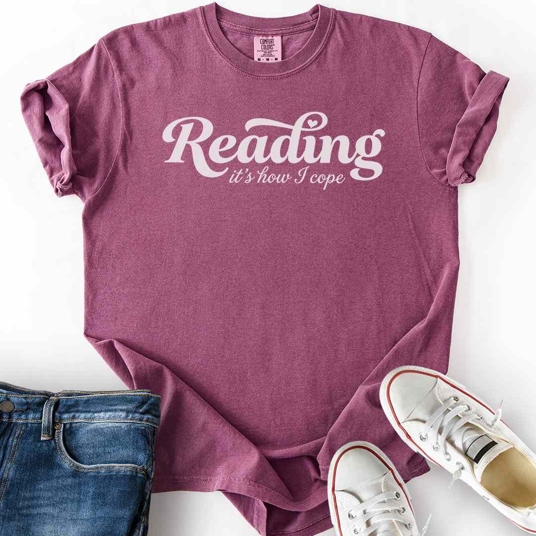 Reading How I Cope T-Shirt
