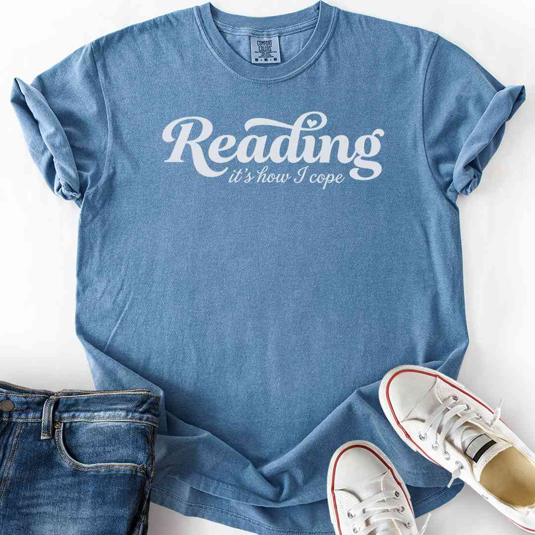 Reading How I Cope T-Shirt
