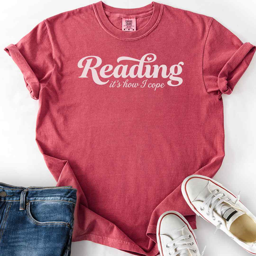Reading How I Cope T-Shirt