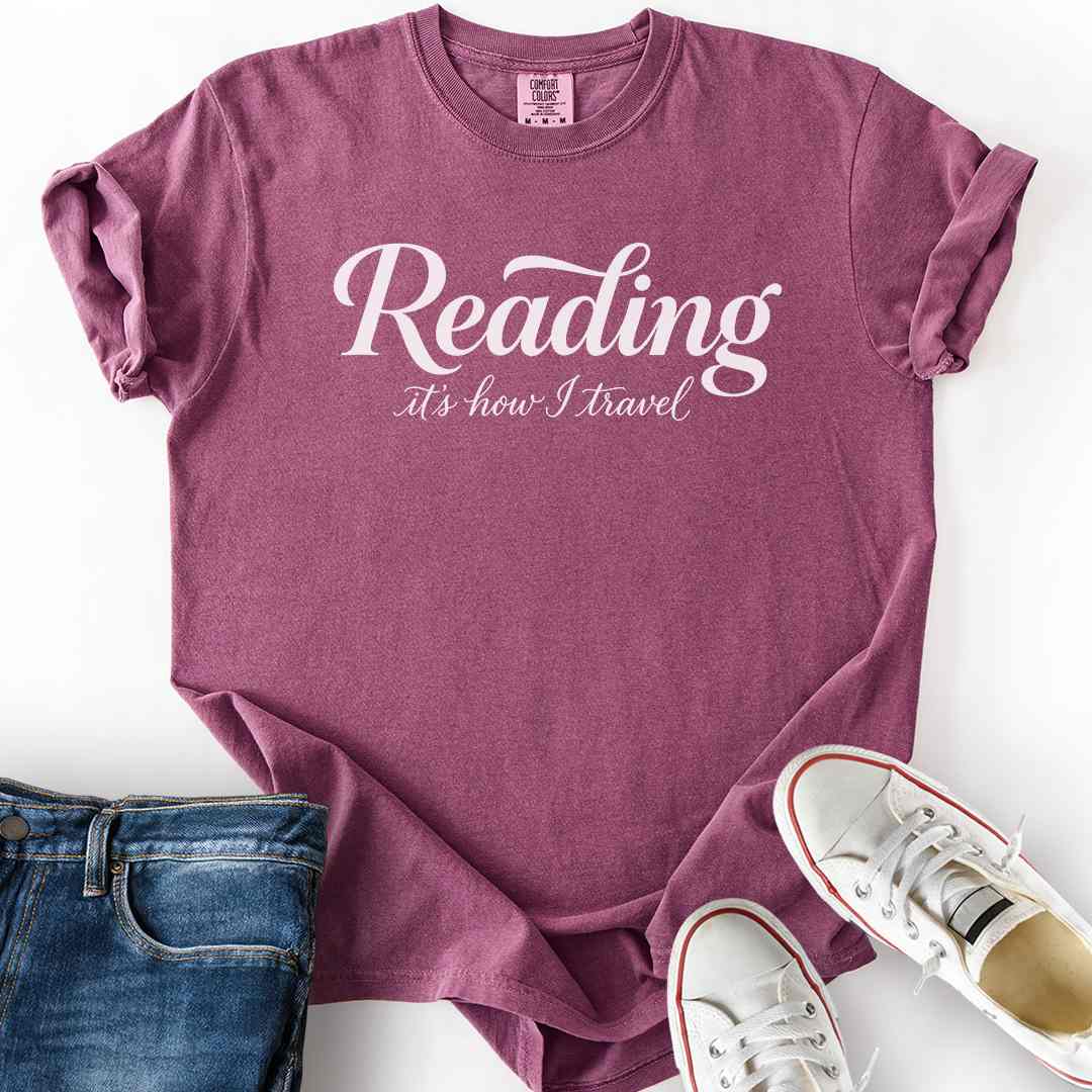 Reading How I Travel T-Shirt