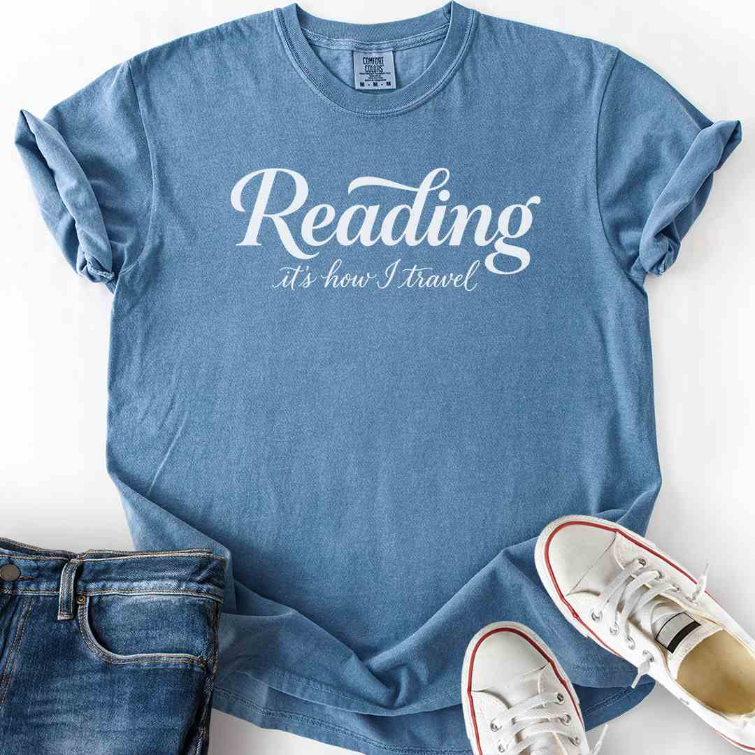 Reading How I Travel T-Shirt