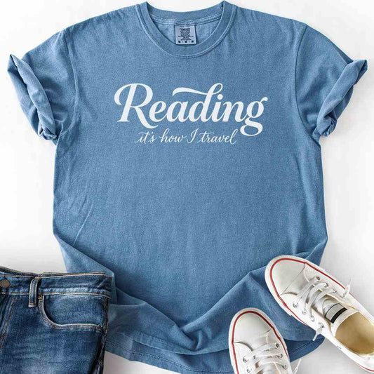 Reading How I Travel T-Shirt
