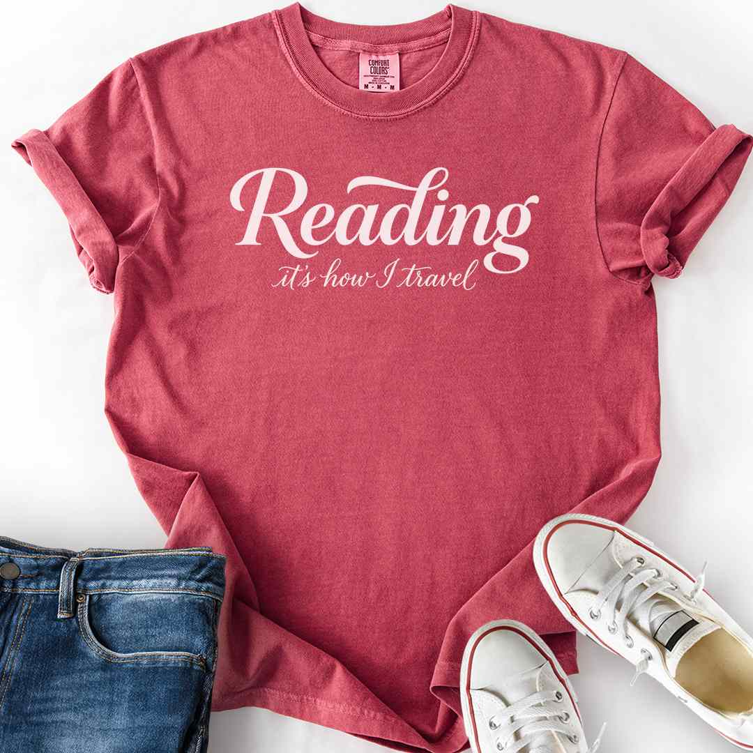 Reading How I Travel T-Shirt