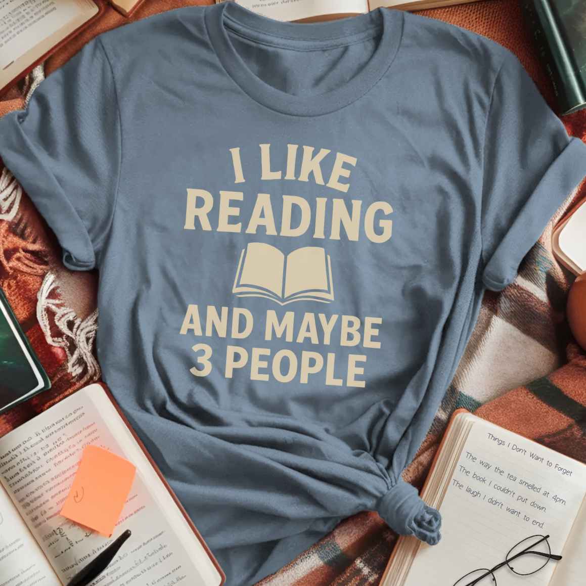 Reading and Three People T-Shirt