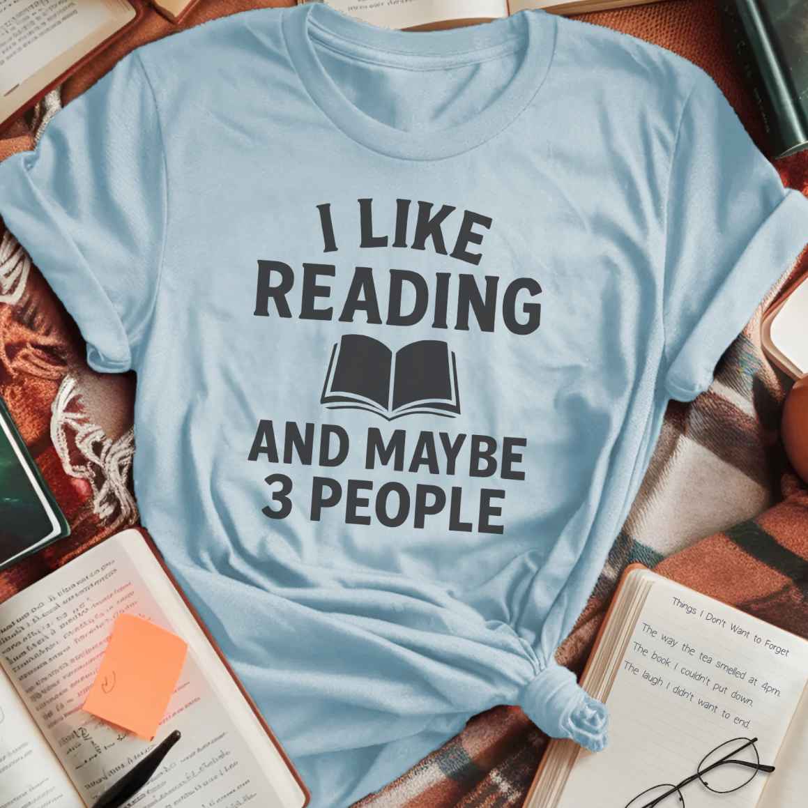 Reading and Three People T-Shirt