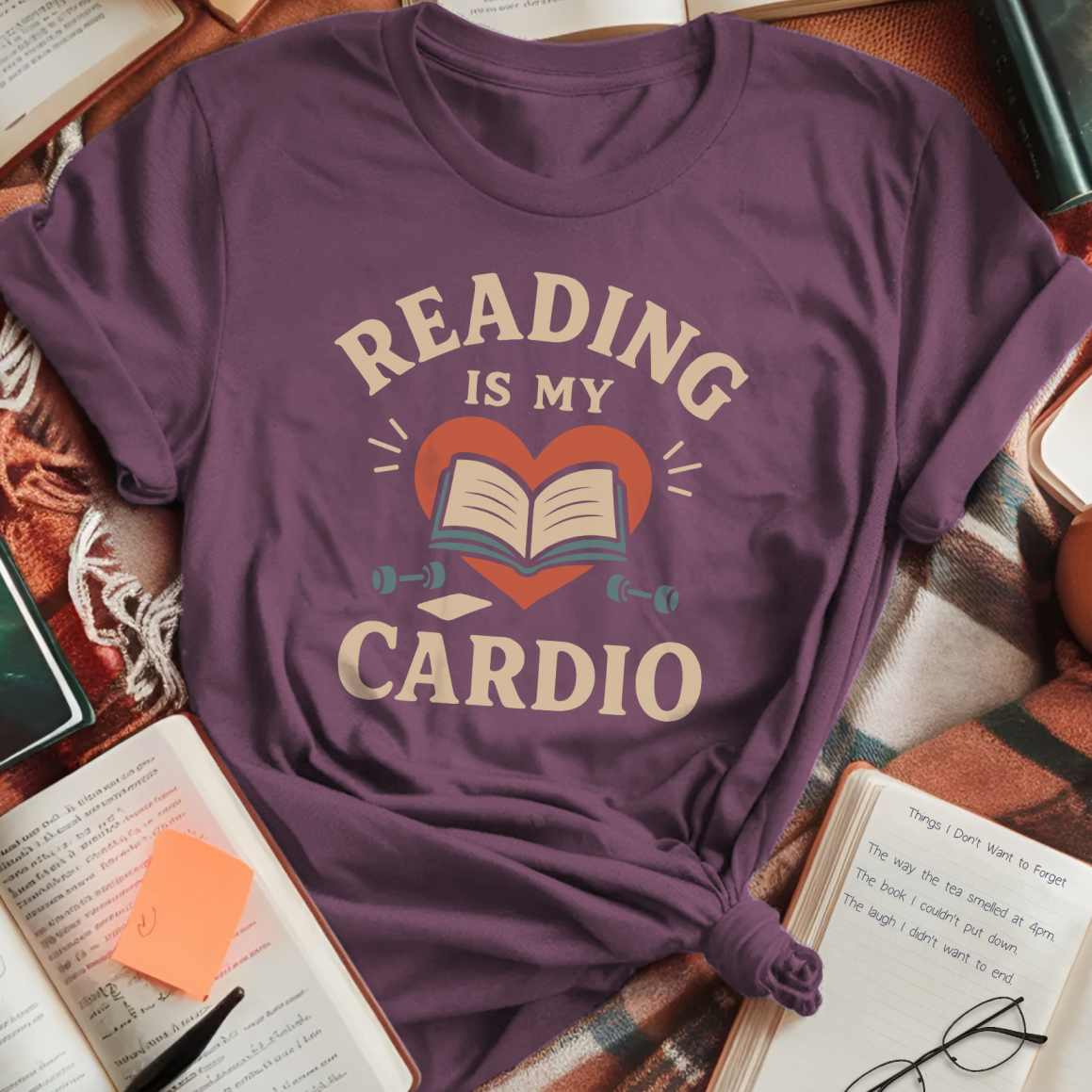 Reading is My Cardio T-Shirt