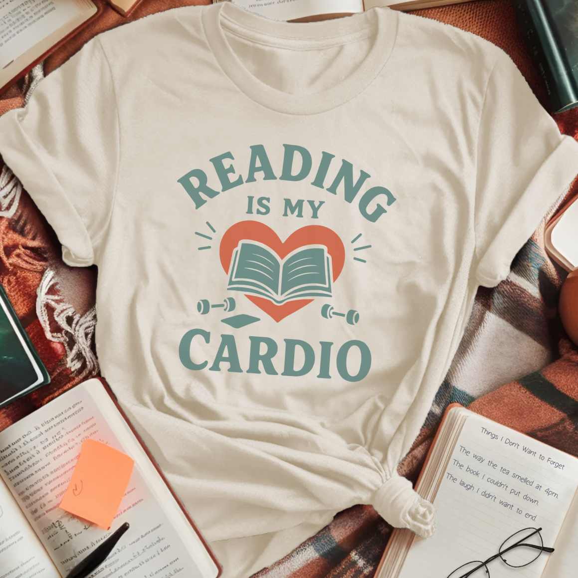 Reading is My Cardio T-Shirt
