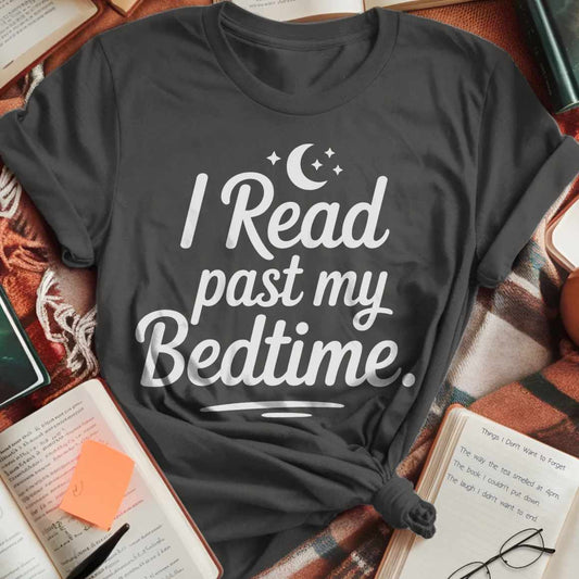 Read Past Bedtime Moon T-Shirt