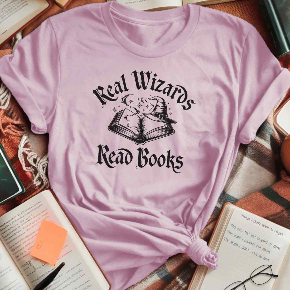 Spell Book Wizard T-Shirt