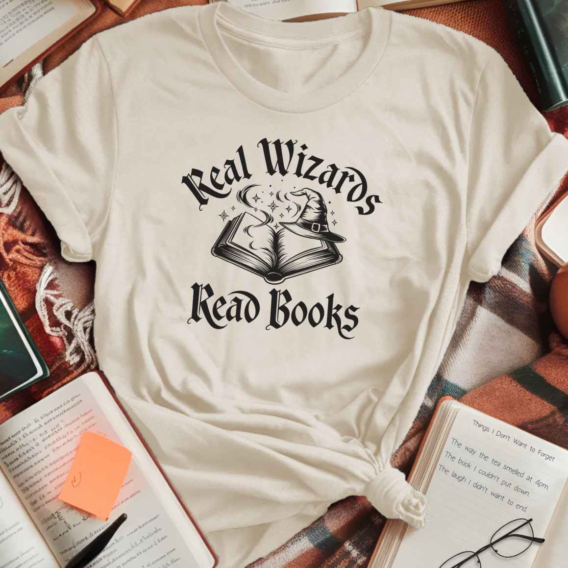 Spell Book Wizard T-Shirt