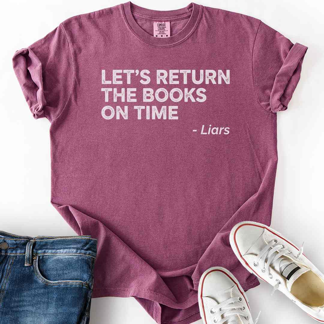 Return Books On Time T-Shirt