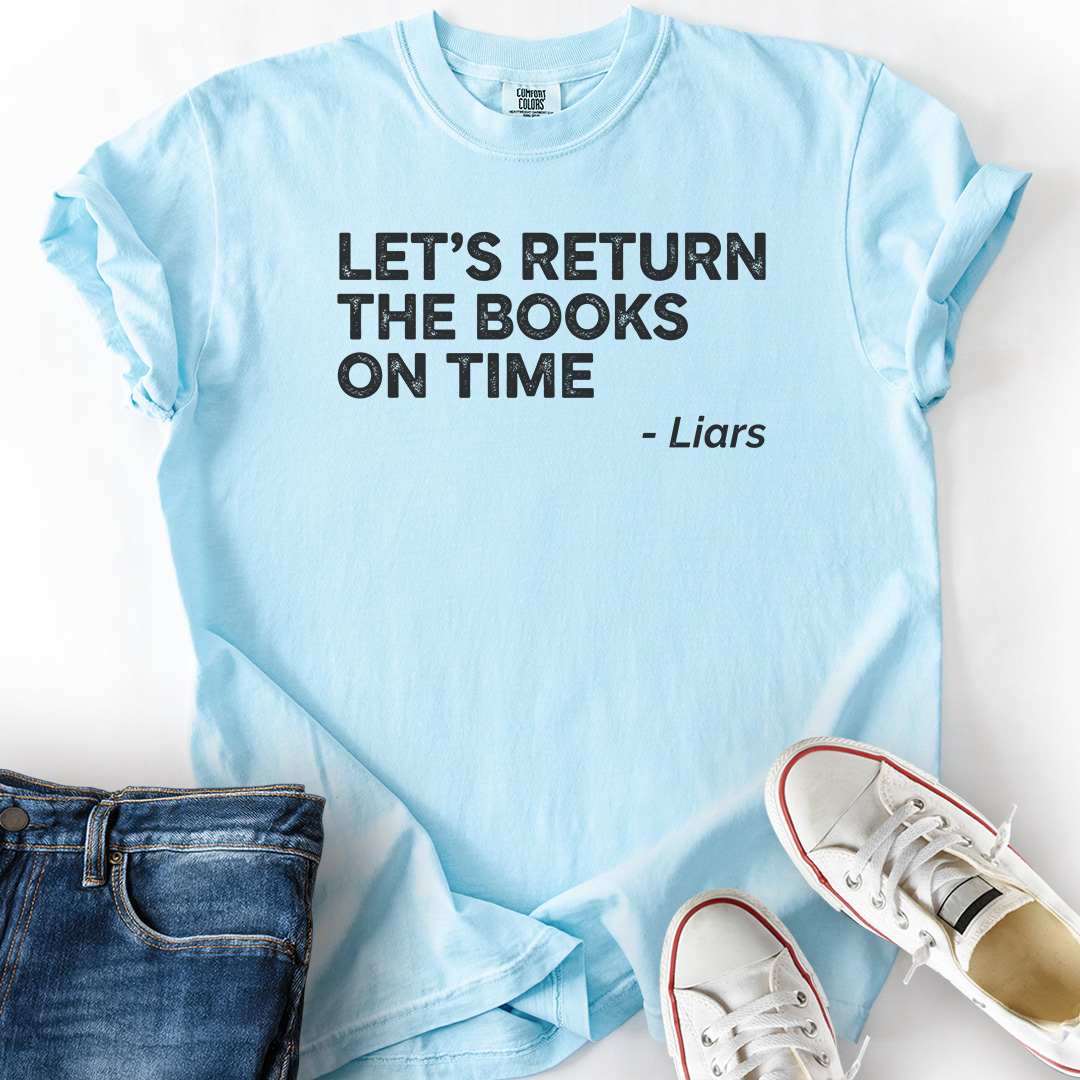 Return Books On Time T-Shirt
