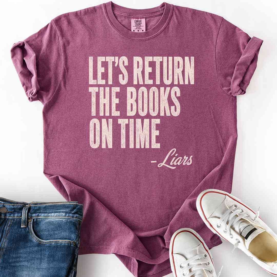 Return Books On Time T-Shirt