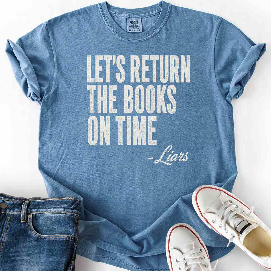 Return Books On Time T-Shirt