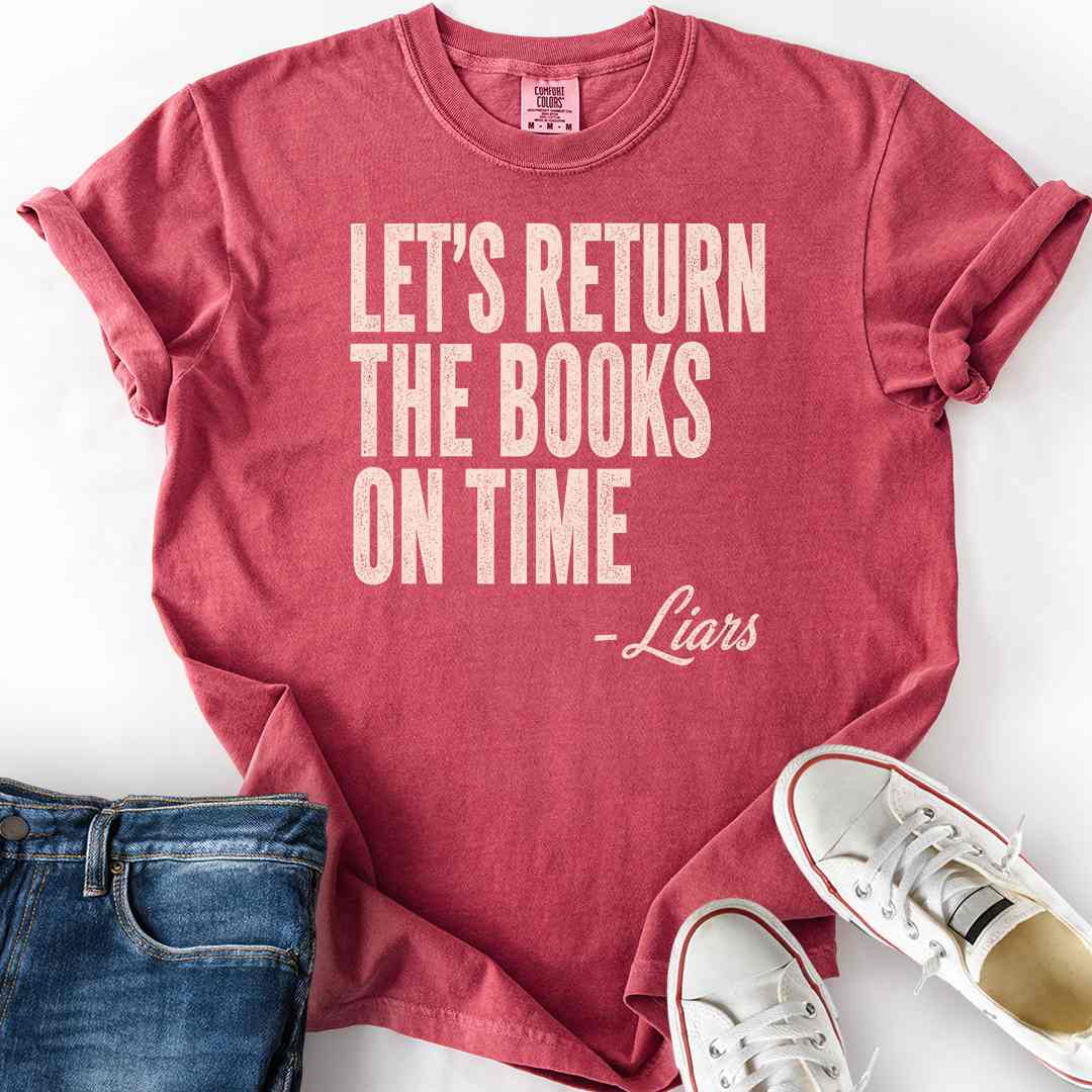 Return Books On Time T-Shirt