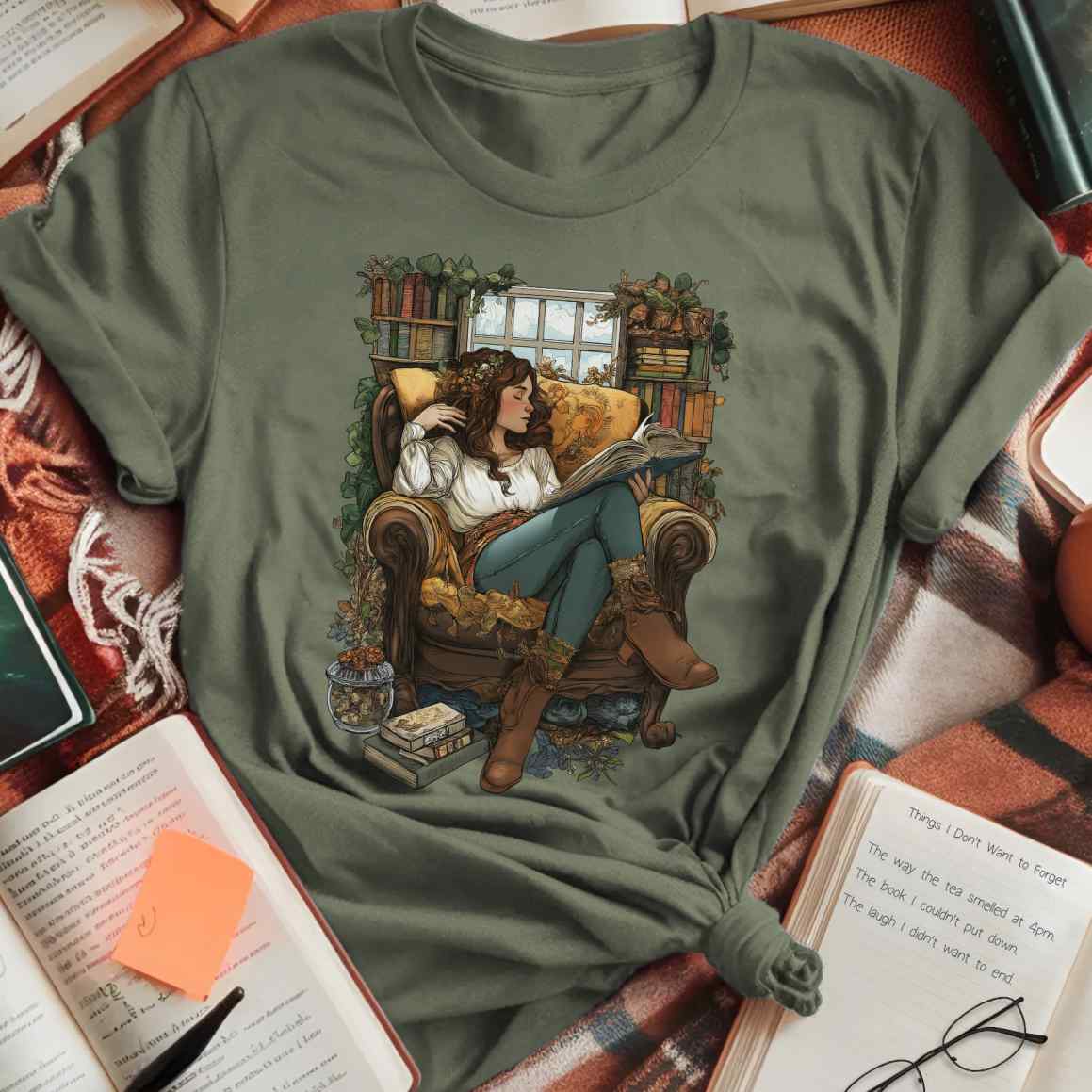 Rustic Reading Retreat T-Shirt