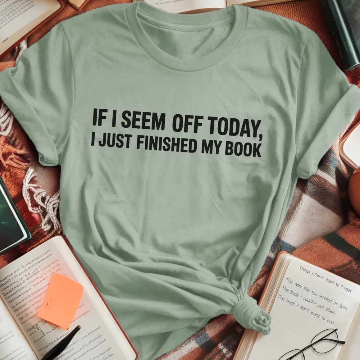 Just Finished Book T-Shirt