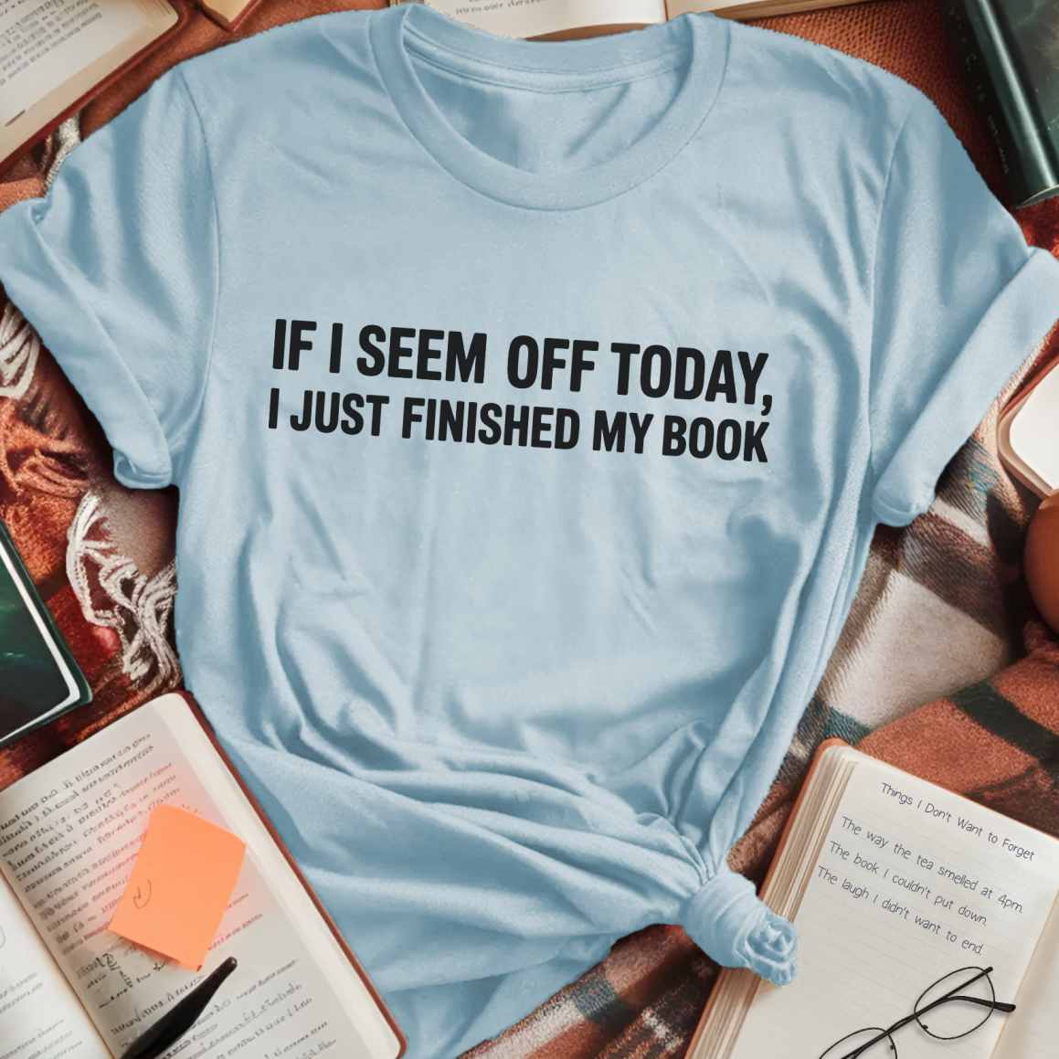 Just Finished Book T-Shirt