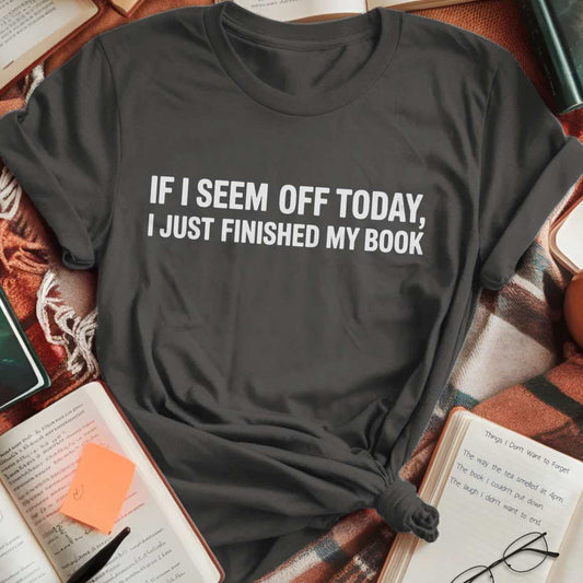 Just Finished Book T-Shirt