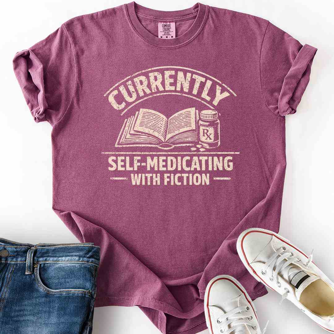 Self-Medicating With Fiction T-Shirt