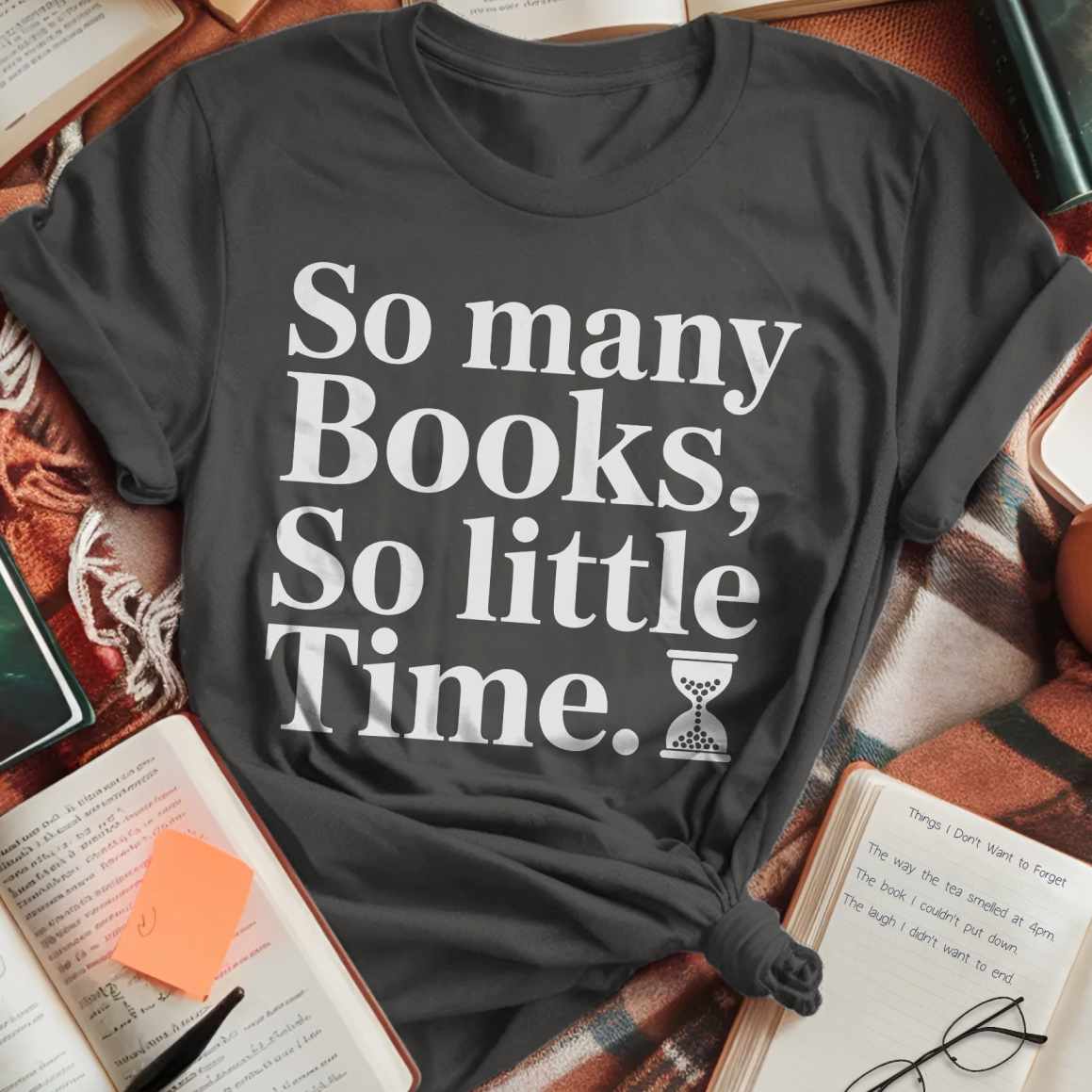 So Little Time Text T-Shirt