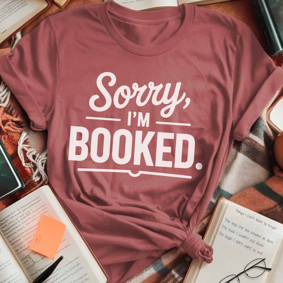 Sorry I'm Booked Sign T-Shirt