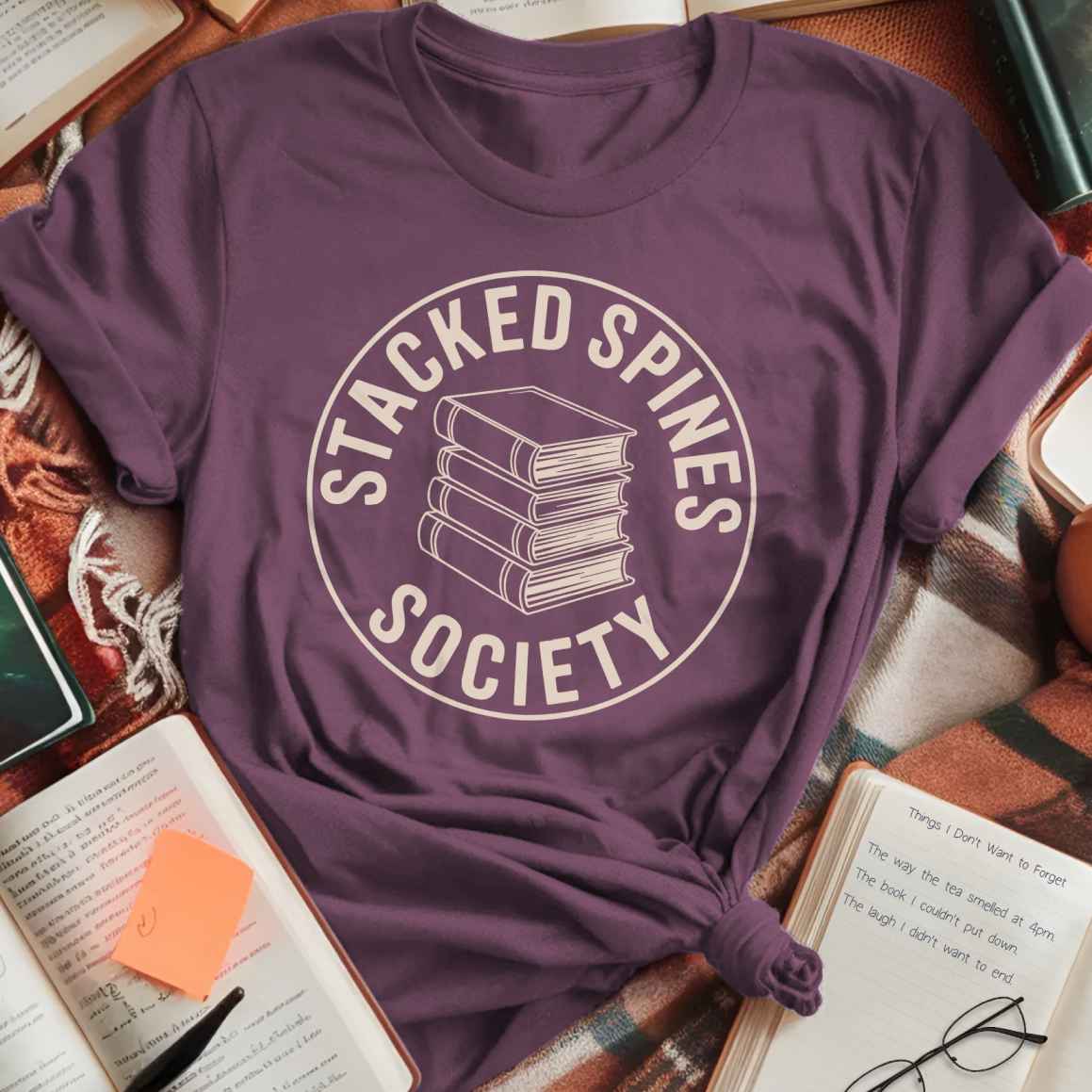 Stacked Spines Society T-Shirt