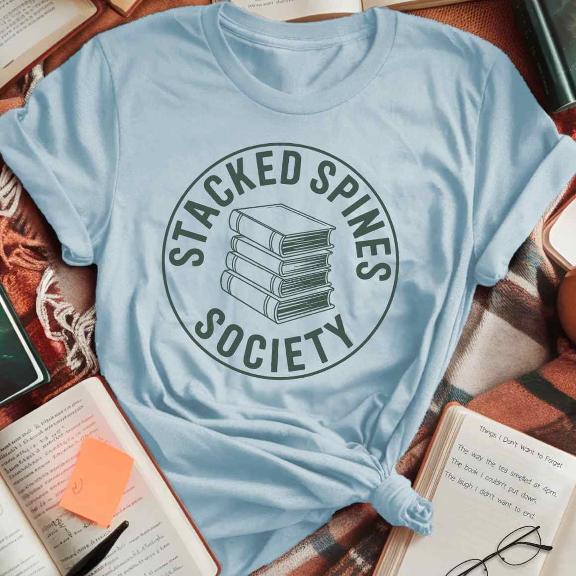 Stacked Spines Society T-Shirt