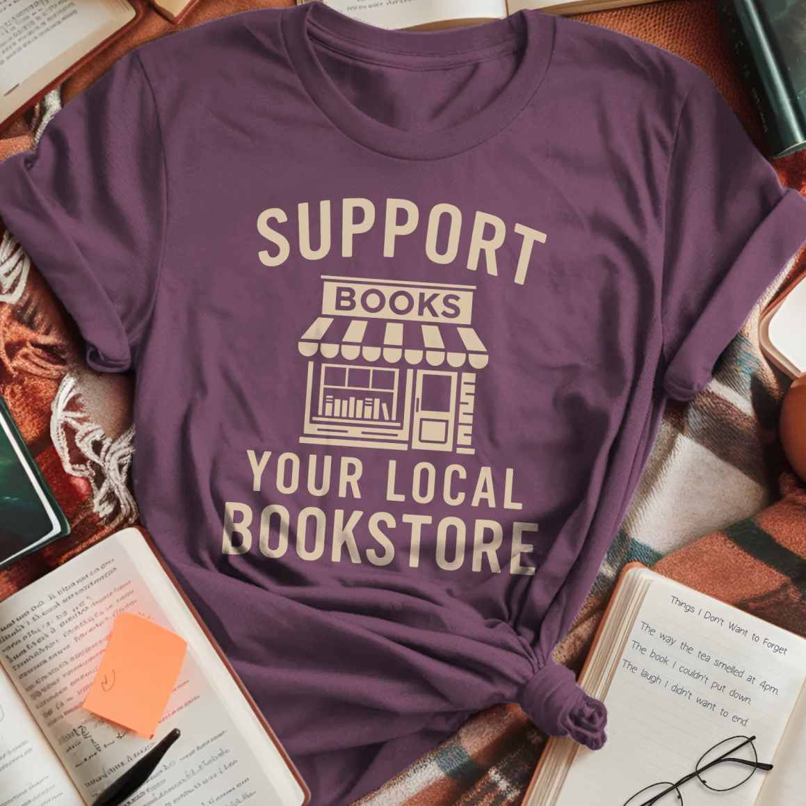 Support Local Bookstore T-Shirt