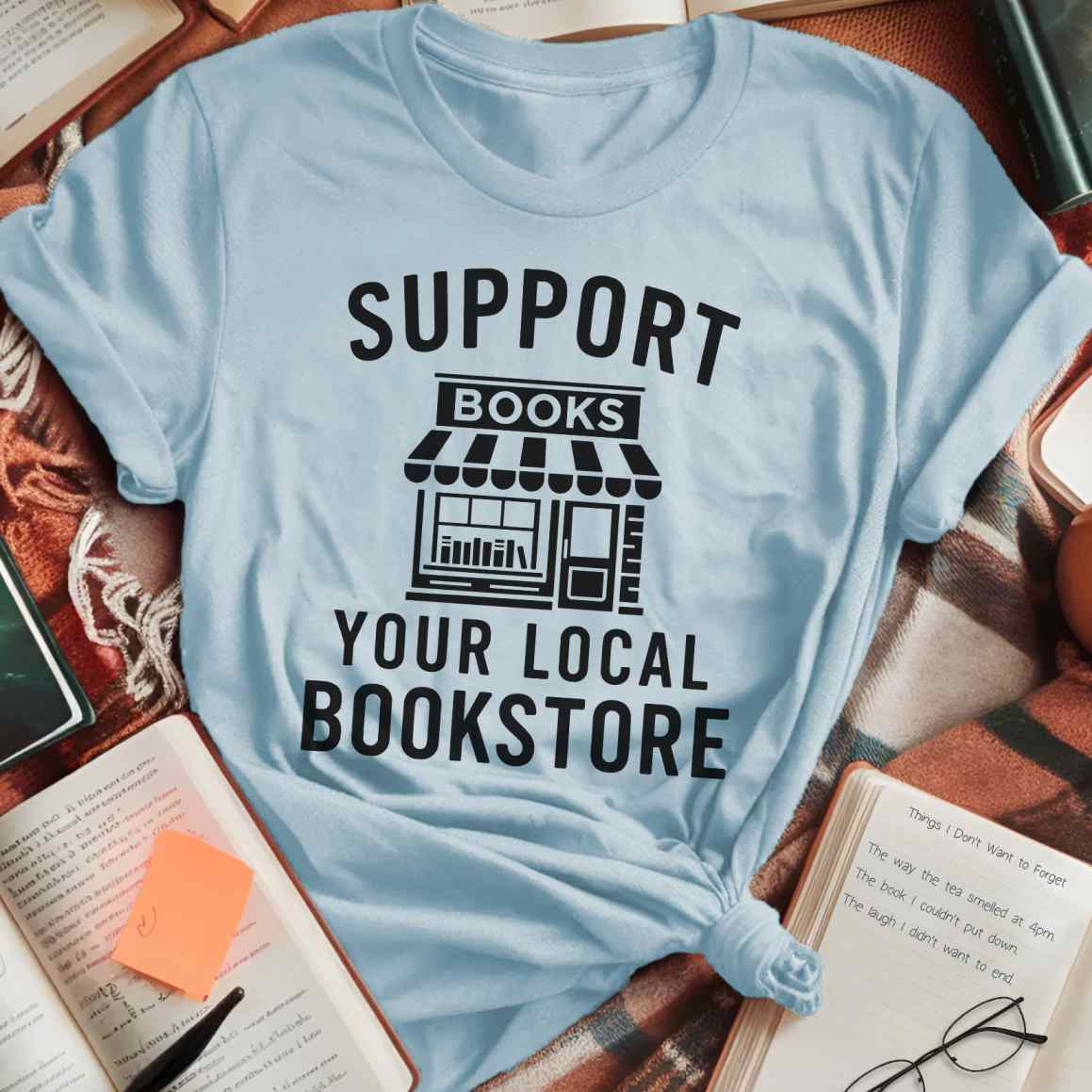 Support Local Bookstore T-Shirt