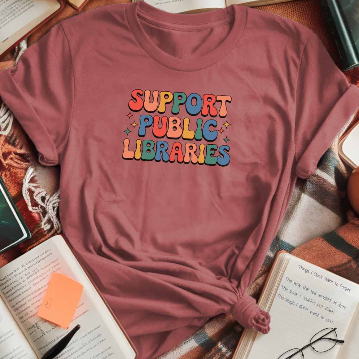 Support Public Libraries T-Shirt