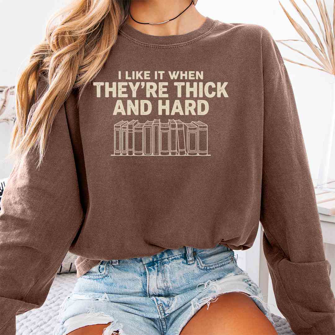 Books Thick And Hard Long Sleeve Shirt