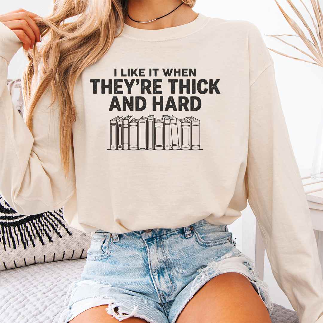 Books Thick And Hard Long Sleeve Shirt