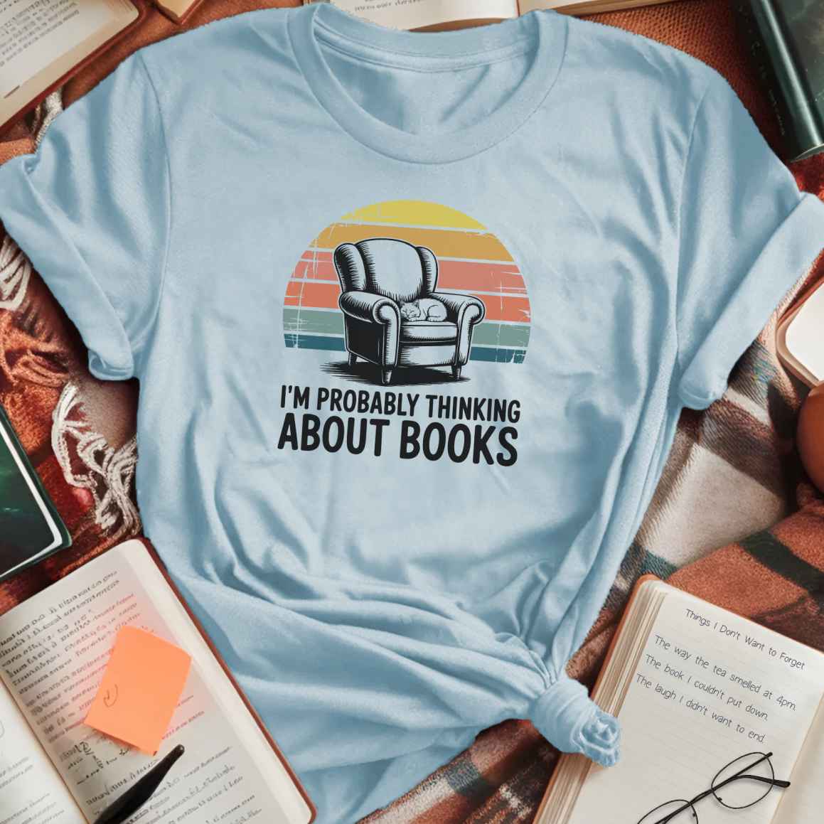 Thinking About Books T-Shirt