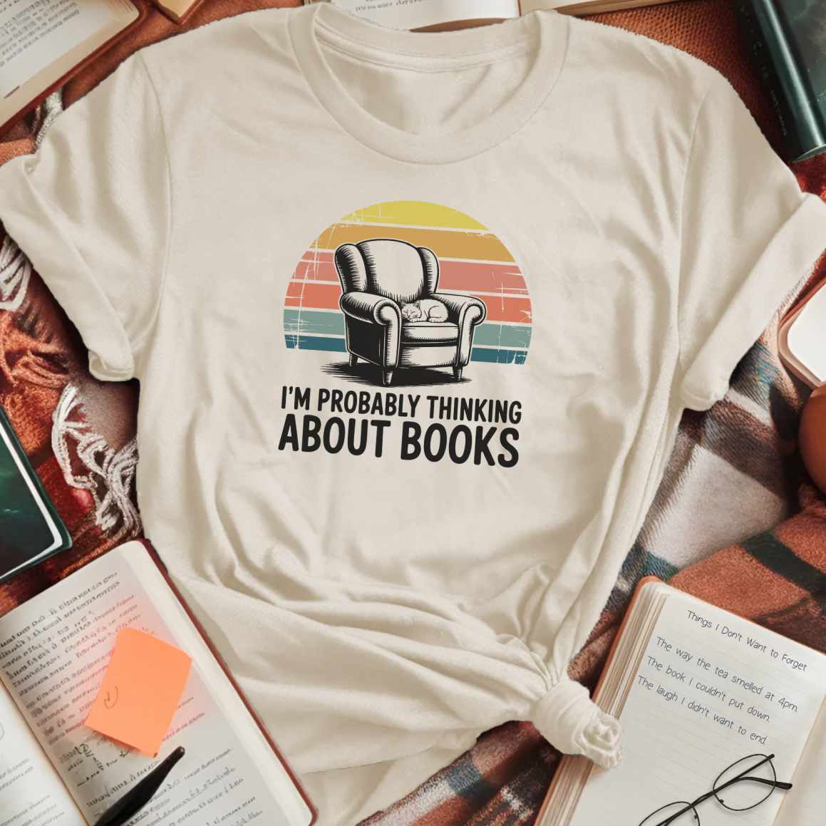 Thinking About Books T-Shirt
