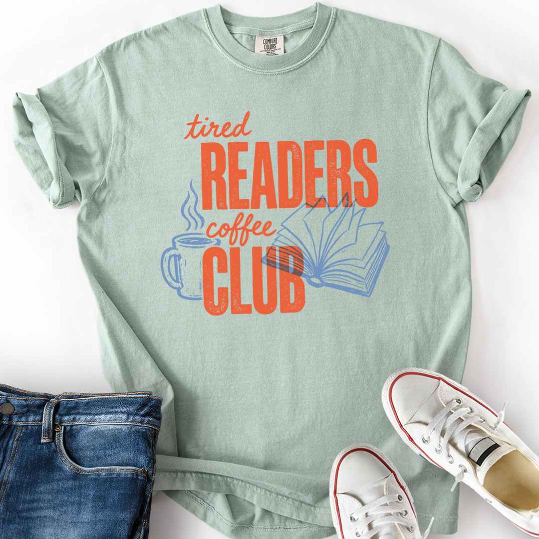 Tired Readers Coffee Club T-Shirt