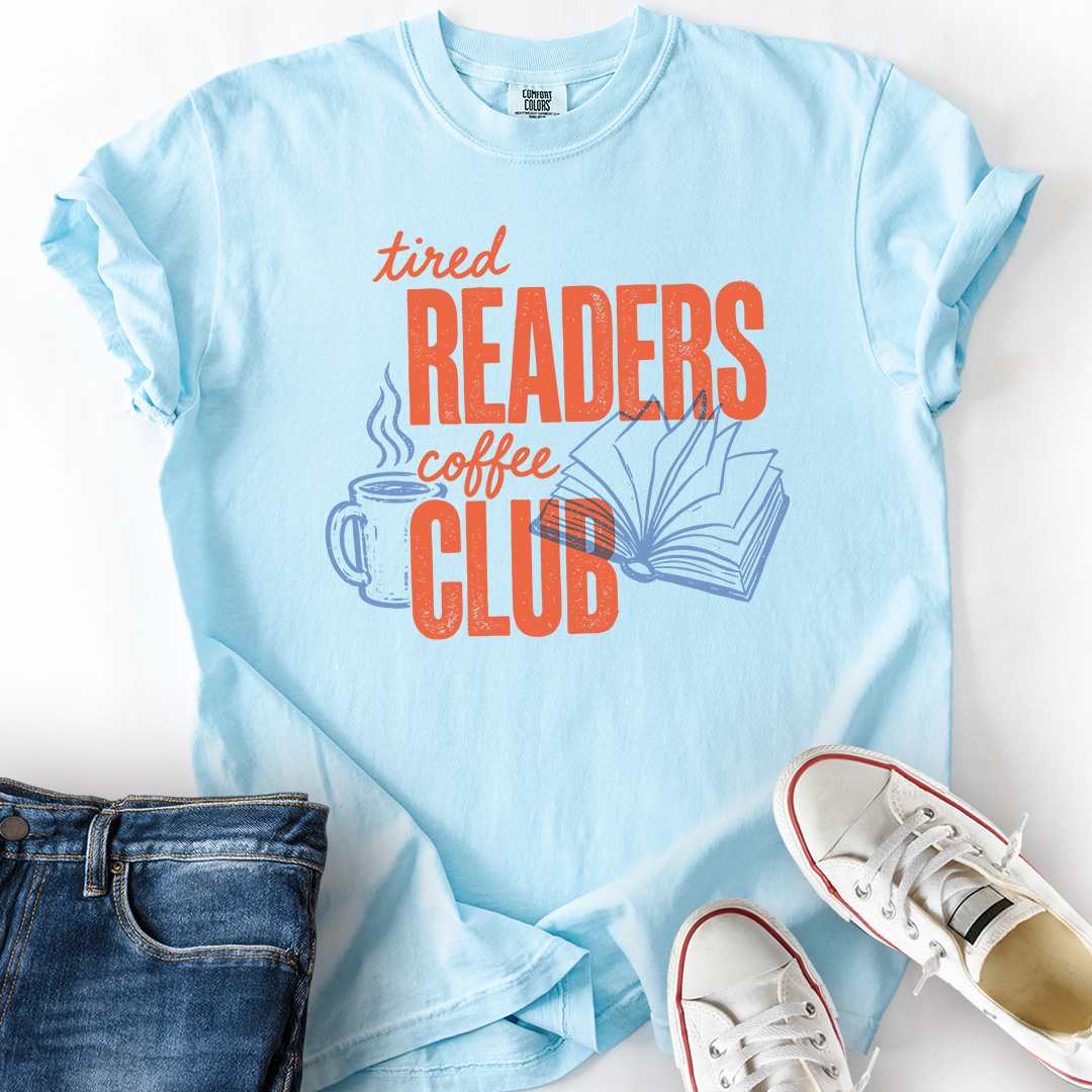 Tired Readers Coffee Club T-Shirt