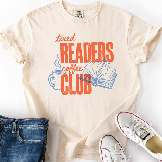 Tired Readers Coffee Club T-Shirt