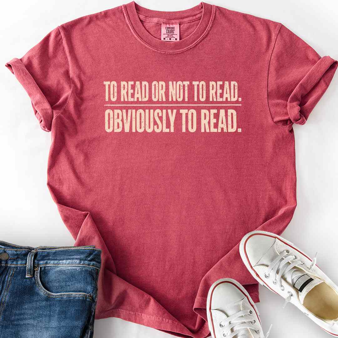 To Read Or Not A Question T-Shirt